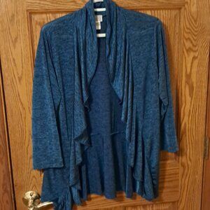 WOMENS  SWEATER SHIT CARDIGAN OPEN